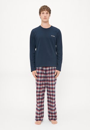 PJ LONG - Pyjama - navy sea/red