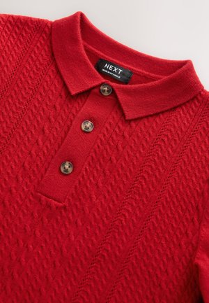 Next REGULAR FIT - CABLE - T-shirt à manches longues - red