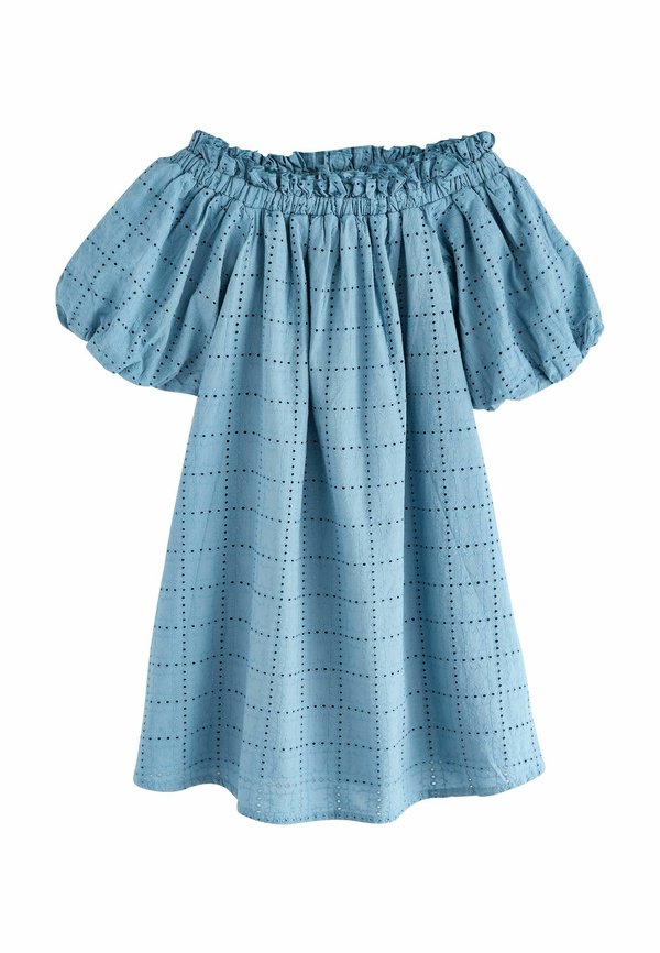 OFF SHOULDER BRODERIE - Freizeitkleid