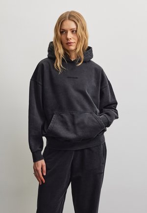 Pegador CLARITA - Φούτερ με κουκούλα - vintage black