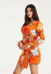 Liquorish Day dress - orange