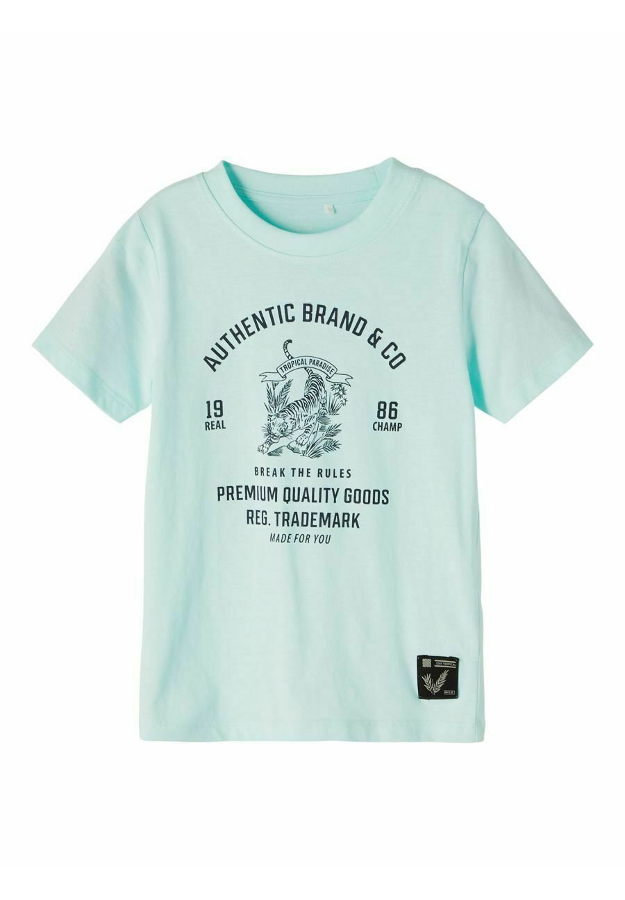 Name IT Jongens T-shirt - Blauw - 116