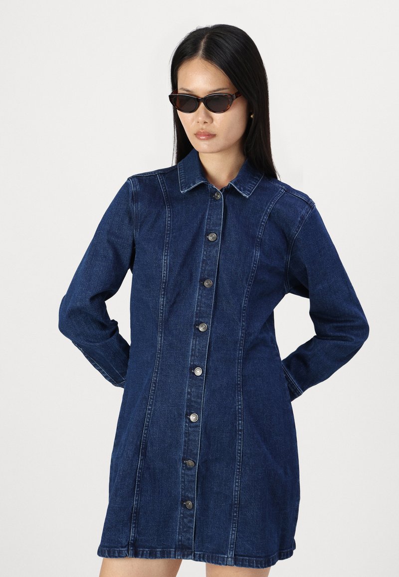 abercrombie long sleeve denim dress The Abercrombie Dress Fest is on. Use code LUXE to get an additional 15%  off your order. . . . . . *Offer valid in stores and online June 7, 2024 to
