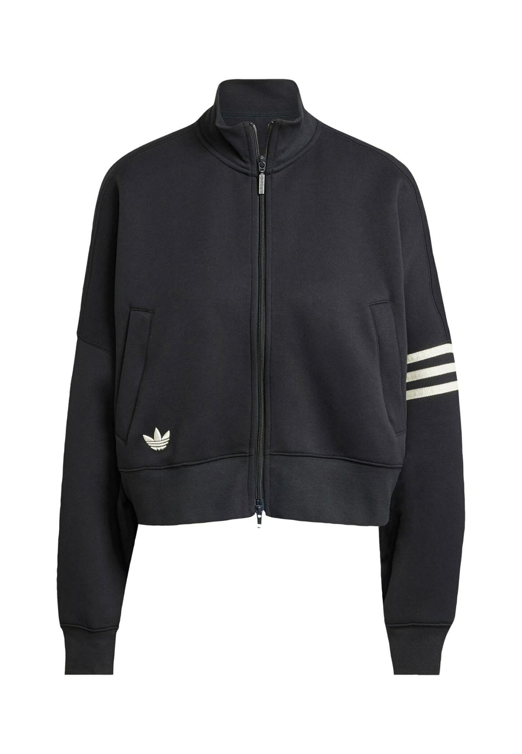 adidas Originals NEUCLASSICS TRACK - Zip-up sweatshirt - black
