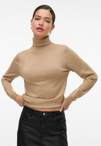 Vero Moda VMHAPPYGLITTER - Džemper - silver mink