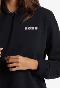 Roxy Felpa con cappuccio - black