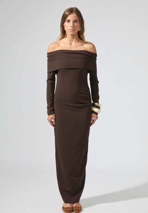 Robe longue - marron