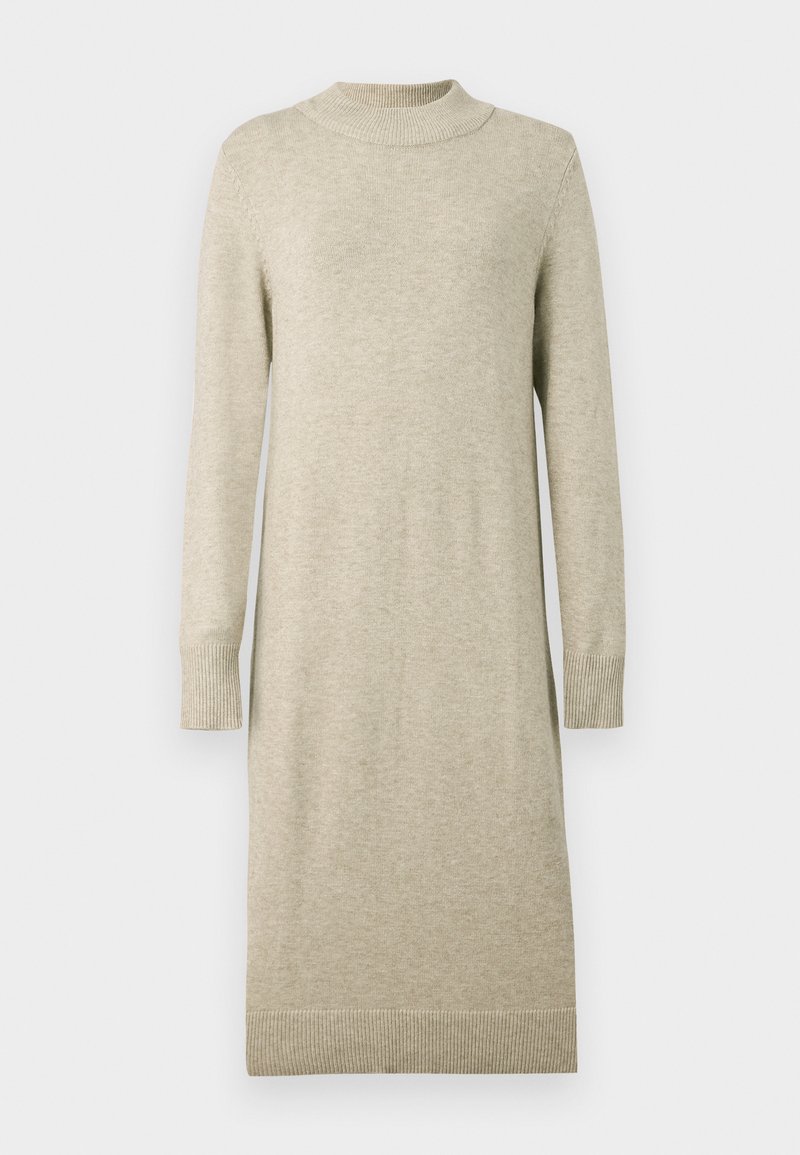 Vila Gebreide jurk beige Vila Gebreide jurk beige