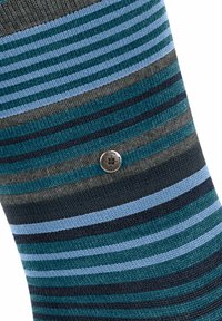 Burlington STRIPE - Socken - lagoon