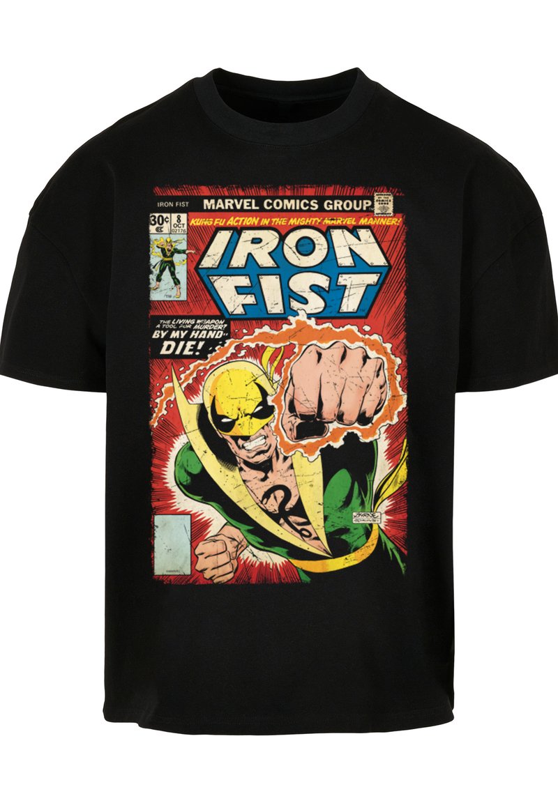 T-shirt Iron Fist Senora Nera, Taglia S, Grafica Originale