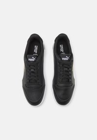 Puma SHUFFLE UNISEX - Sapatilhas - black/white/gold