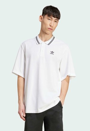 LOOSE - Polo marškinėliai - white   black