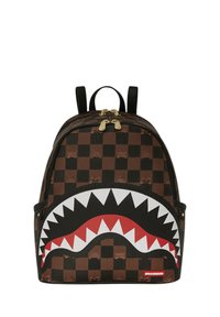 Sprayground PEEKING CHARACTER CHECK SAVAGE - Mochila - marrone e nero