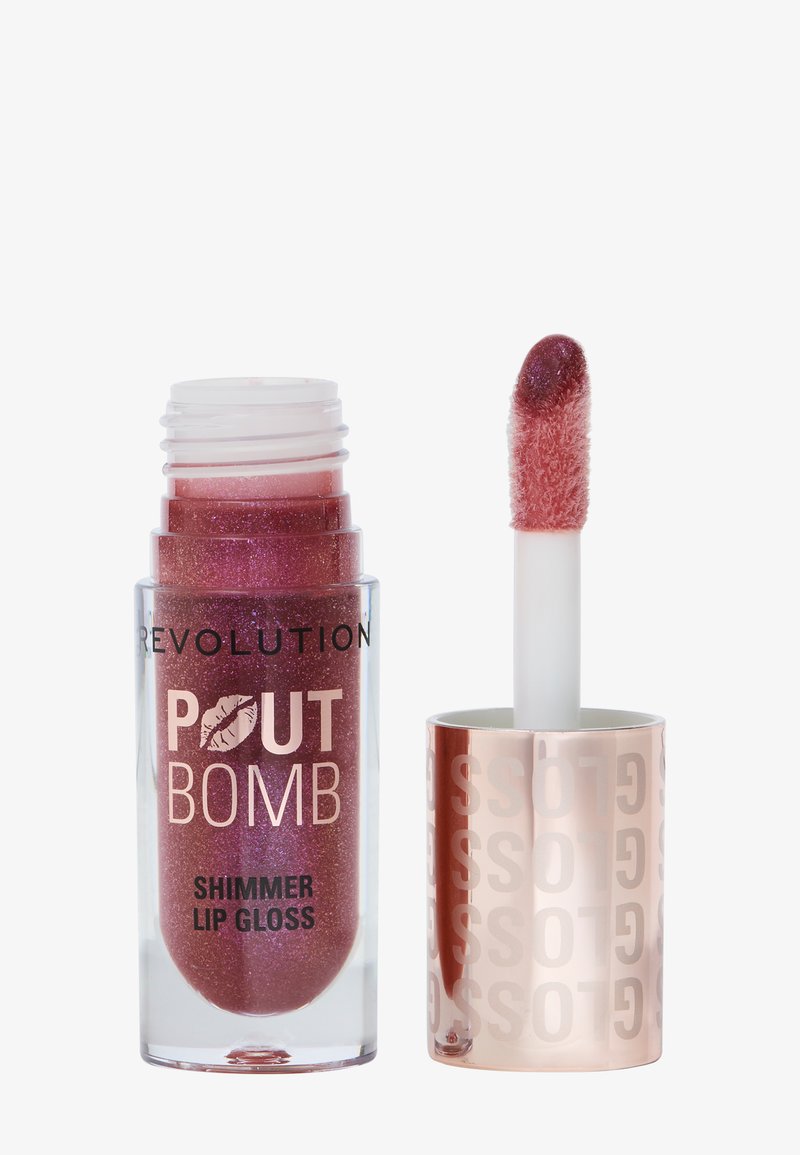 Makeup Revolution - REVOLUTION POUT BOMB SHIMMER GLOSS - Läppglans - berry lustre, Förstora