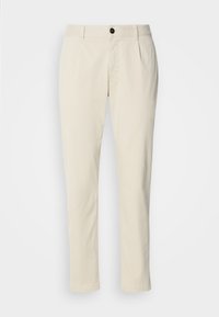 PLEATED - Pantalones chinos - light beige