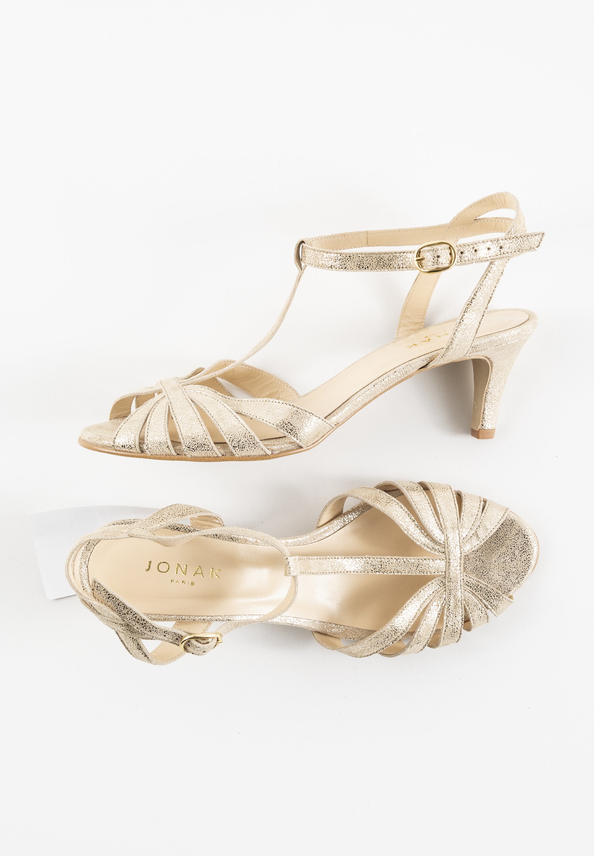 Jonak Sandalias de tacón gold/dorado (Segunda mano)