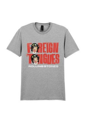 rockshirts, ROLLING STONES FOREIGN TONGUES ART TWO HEADS T-SHIRT - T-shirts print - grey