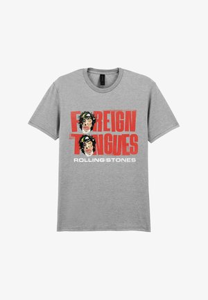 rockshirts, ROLLING STONES FOREIGN TONGUES ART TWO HEADS T-SHIRT - T-shirt con stampa - grey