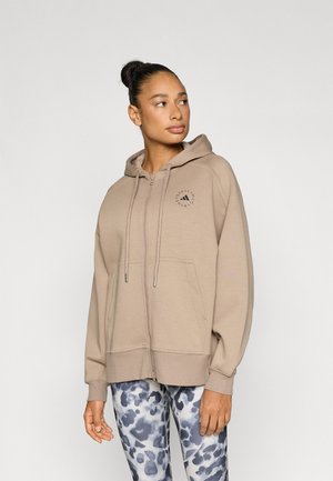HOODIE - Zip-up sweatshirt - chalky brown