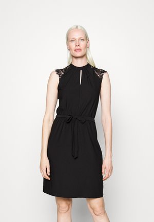 Vero Moda Tall VMMILLA SHORT DRESS - Φόρεμα από ζέρσεϊ - black