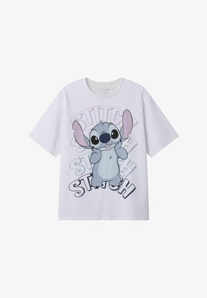 STITCH - Majica kratkih rukava s printom - bright white