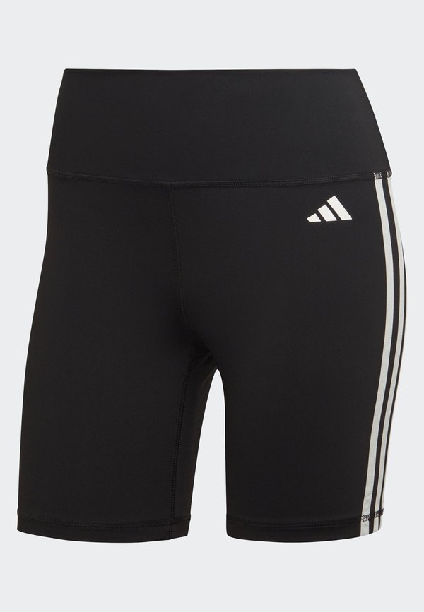 ESSENTIALS 3-STRIPES HIGH-WAISTED SHORT - Leggings2