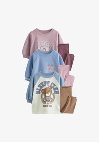 Ausgewählt, blue purple white sleepy bear