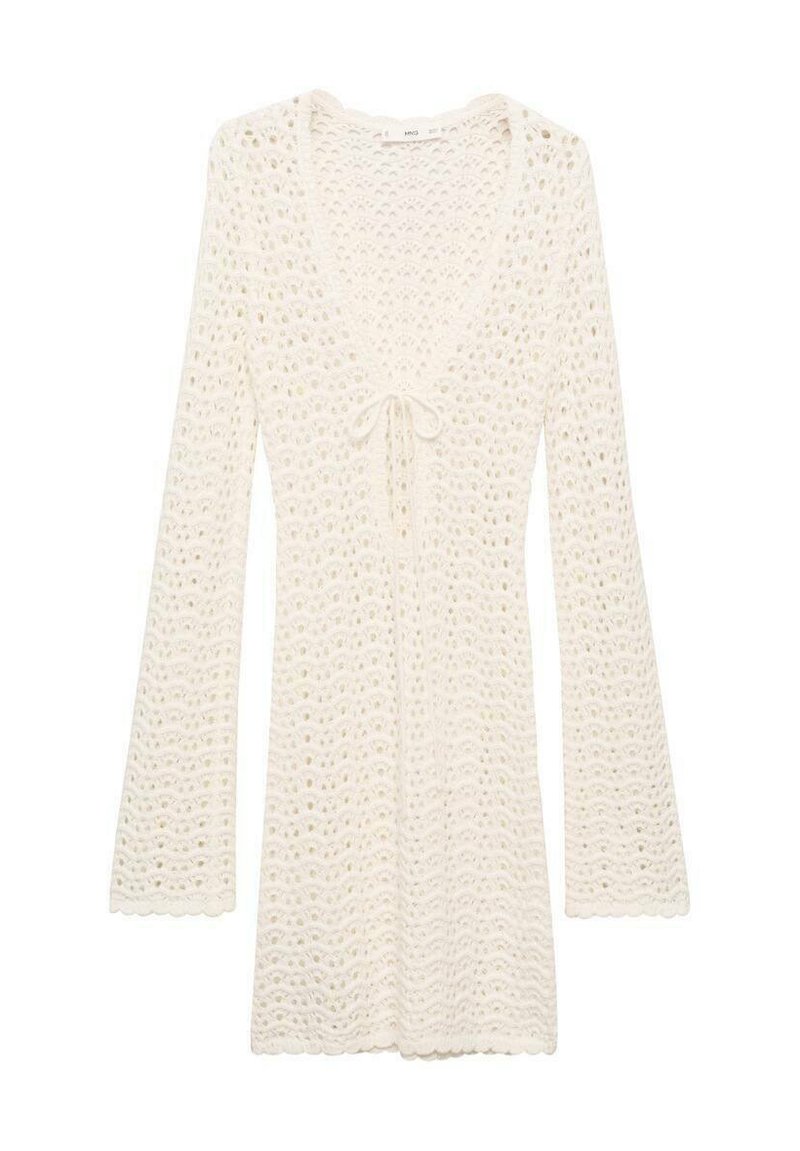Mango MINI WITH BOW - Robe pull - off-white/écru - ZALANDO.FR
