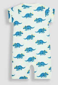JoJo Maman Bébé 2-PACK - REGULAR FIT - Buksedragter - blue triceratops & stripe