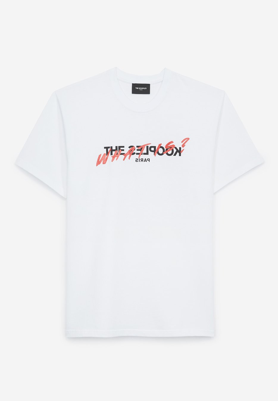 The Kooples TEE T-shirt imprimé white/blanc