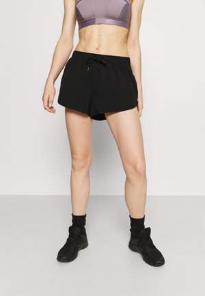 LIFESTYLE MOVE JOGGER SHORT - Sportovní kraťasy - black/mid grey marle