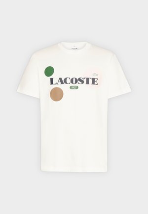 Lacoste, UNISEX - Print T-shirt - flour