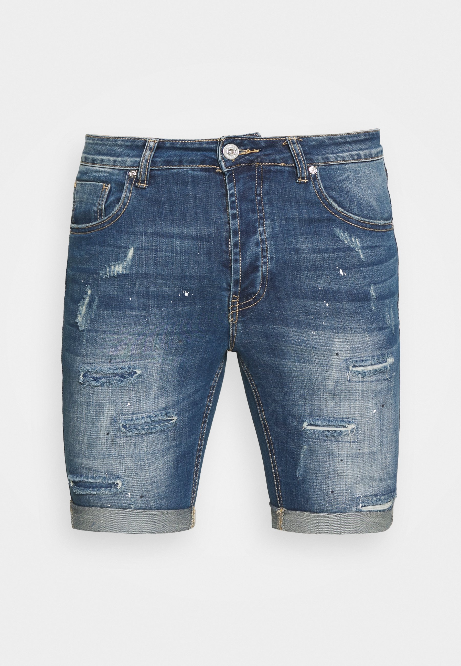 Dream BRUNO - Denim shorts - blue wash 