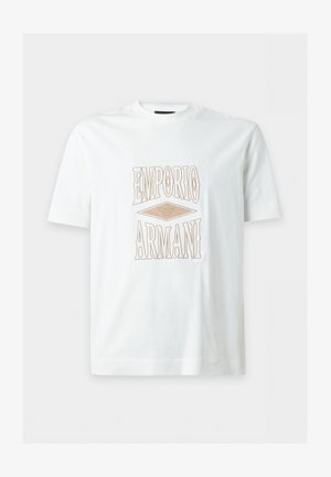 Emporio Armani, Print T-shirt - snow white