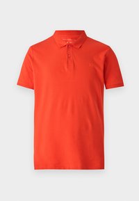 Bluză polo - deep fiery orange