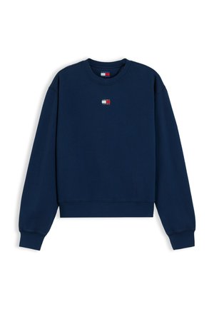 Tommy Jeans, BOXY BADGE CREW - Sweatshirt - dark blue