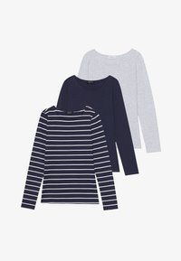 Kijelölve, dark blue,mottled light grey,off-white