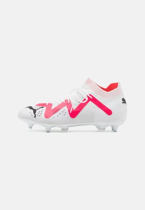 FUTURE PRO MXSG - Screw-in stud football boots - white/black/fire orchid