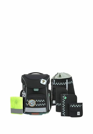 UNIQUE SET SLIM 7-TEILIG - Cartable d'école - black