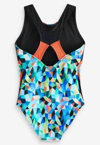 Next SPORTS  STANDARD - Fürdőruha - green orange geometric