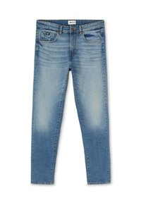 Jeans Uomo Gas Slim Fit Albert - Cotone Elastico, Vita Media, Colore Blu - Foto 6