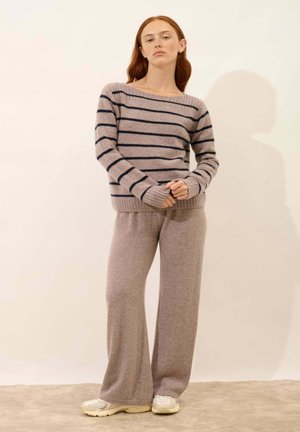 Pullover - navy caribou chiné