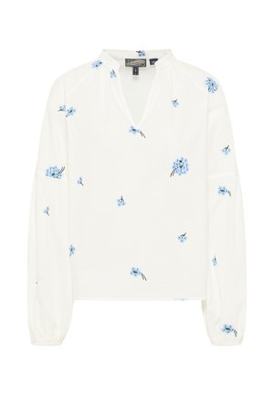 DreiMaster, DREIMASTER TUNIKA - Bluse - wollweiss blau