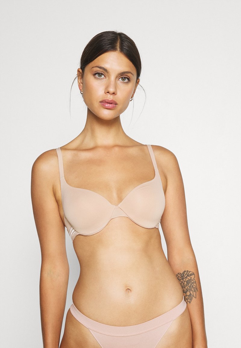 DIM - PADDED BRA - Underwired bra - nude, Enlarge