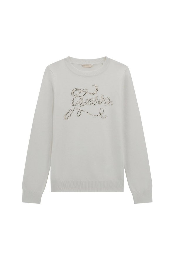 LOGO STRASS - Sweatshirt - weiß