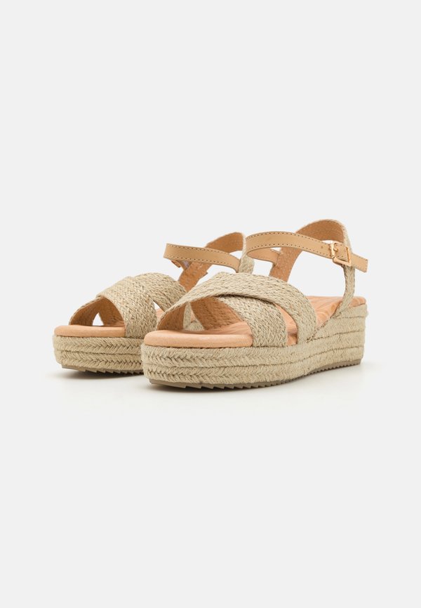 LITA - Platform sandals - natural2