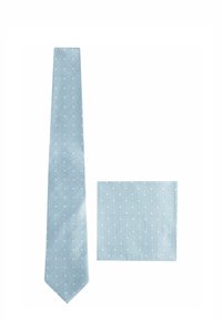 Unselected, light grey light blue check