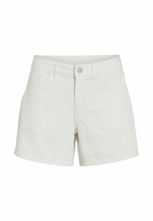 VILA, Denim VIJAF Mid waist - Shorts vaqueros - cloud dancer