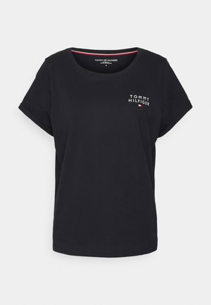 Tommy Hilfiger SHORT SLEEVE - Pyžamový top - desert sky