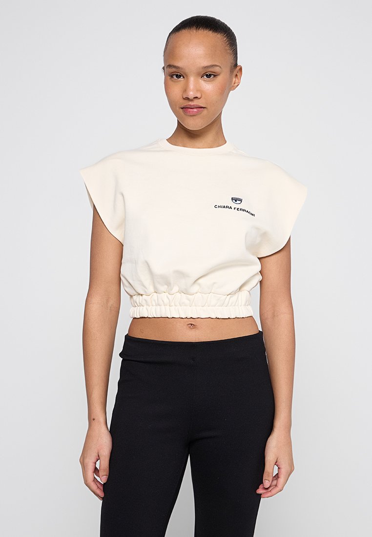 CHIARA FERRAGNI T-shirt basic crème